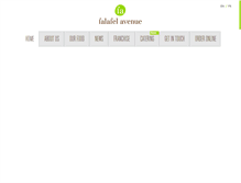 Tablet Screenshot of falafelavenue.com